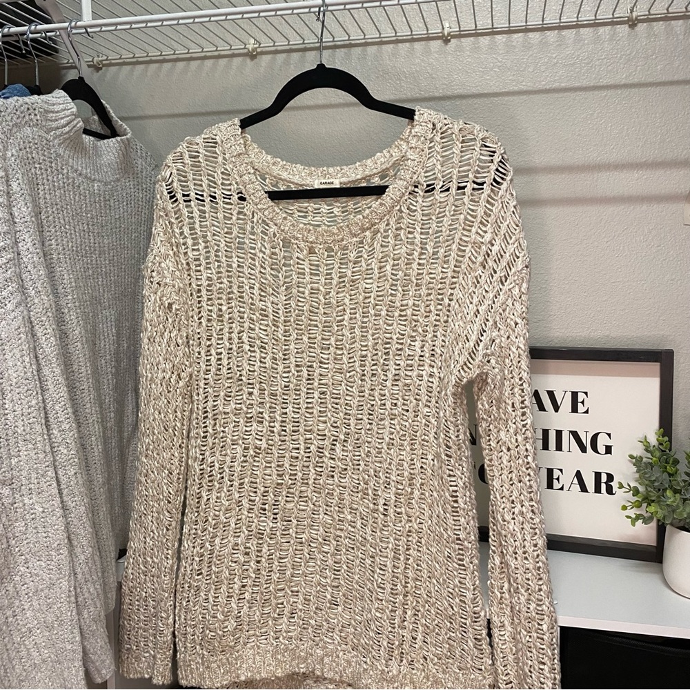Garage Open-Knit Sweater